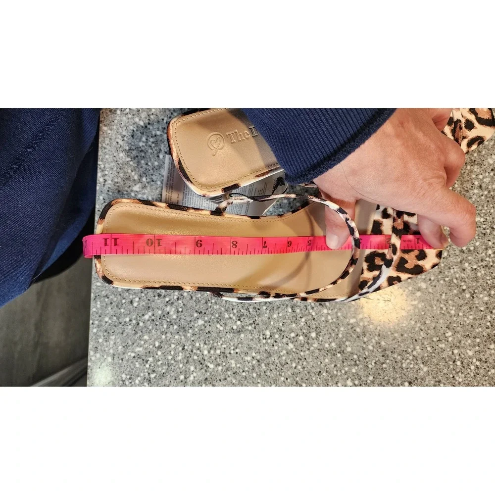 The Drop Avery Heeled Sandal Womens 13 Leopard NWT